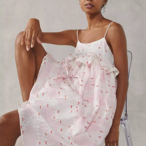 Sister Jane Pink and White Midi Dress - Picture 4 of 13